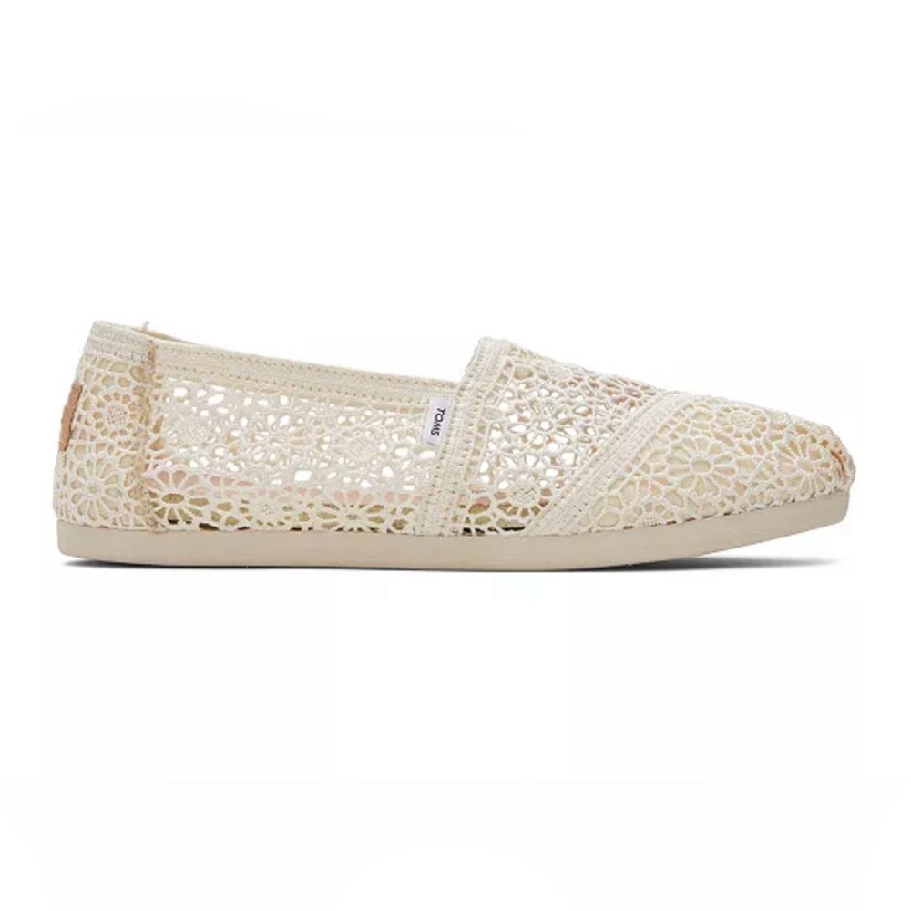 Toms NATURAL MOROCCAN CROCHET in size 7 - Picture 2 of 6
